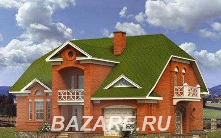 Интересный проект загородного кирпичного дома 12х14 м. ..., Москва