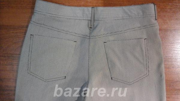 Продам брюки мужские бежевые летние узкие новые
