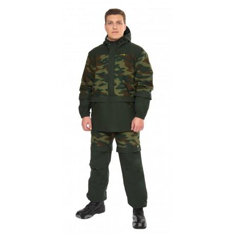 Мужской костюм Биостоп Лайт зеленый камуфляж охотничий зеленый,  Астрахань
