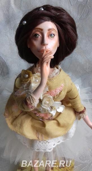 Авторская кукла ручной работы из полимерной глины, Магнитогорск