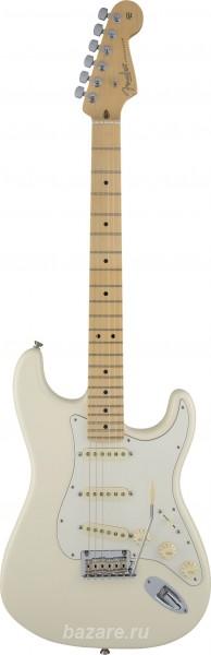 Электрогитара Fender American Standard Stratocaster mn olympic white,  Иркутск