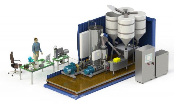 Мини-завод по производству сгущенного молока из сухих компонентов, 