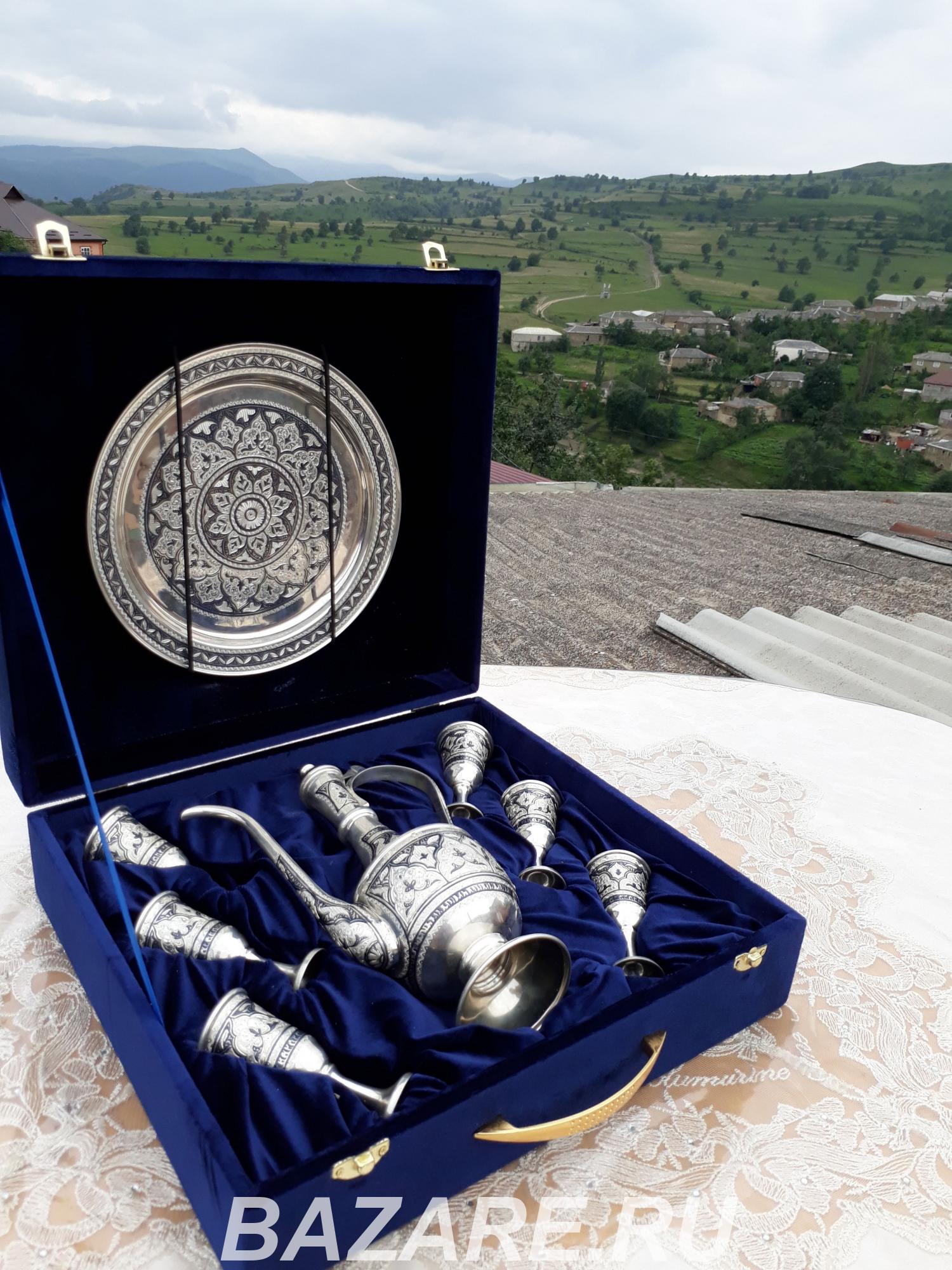 Продам серебряный конъячный набор, Каспийск