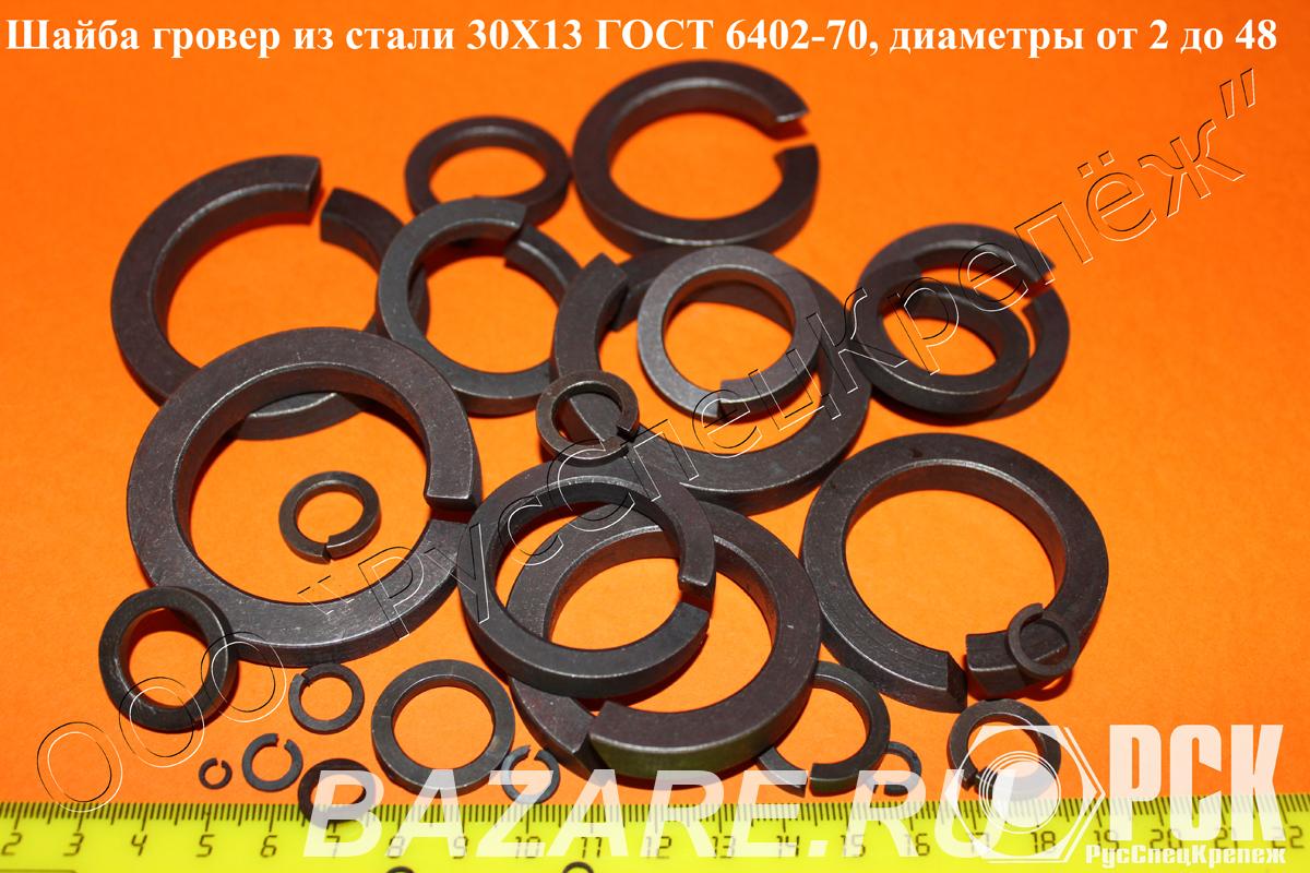 Шайба пружинная, гроверная по ГОСТ 6402-70, ОСТ 1 11532-74, ..., Санкт-Петербург