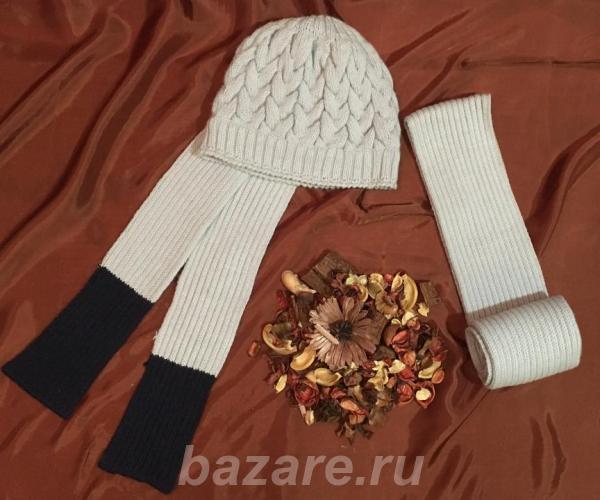 Продаю набор - новую шапку с шарфом, Москва м. Славянский бульвар