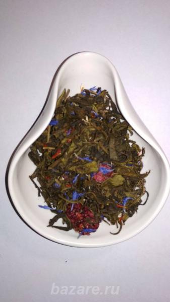 Зеленый чай Ежевика с малиной 300р. за 100гр, Дзержинск