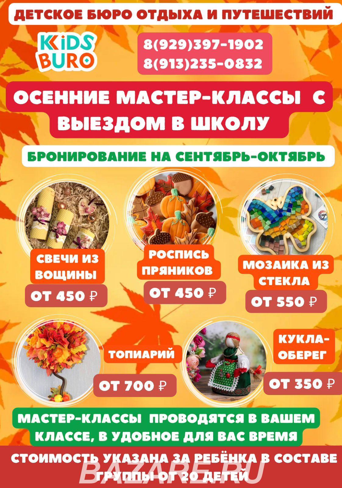 Мастер - классы с выездом в школу,  Барнаул
