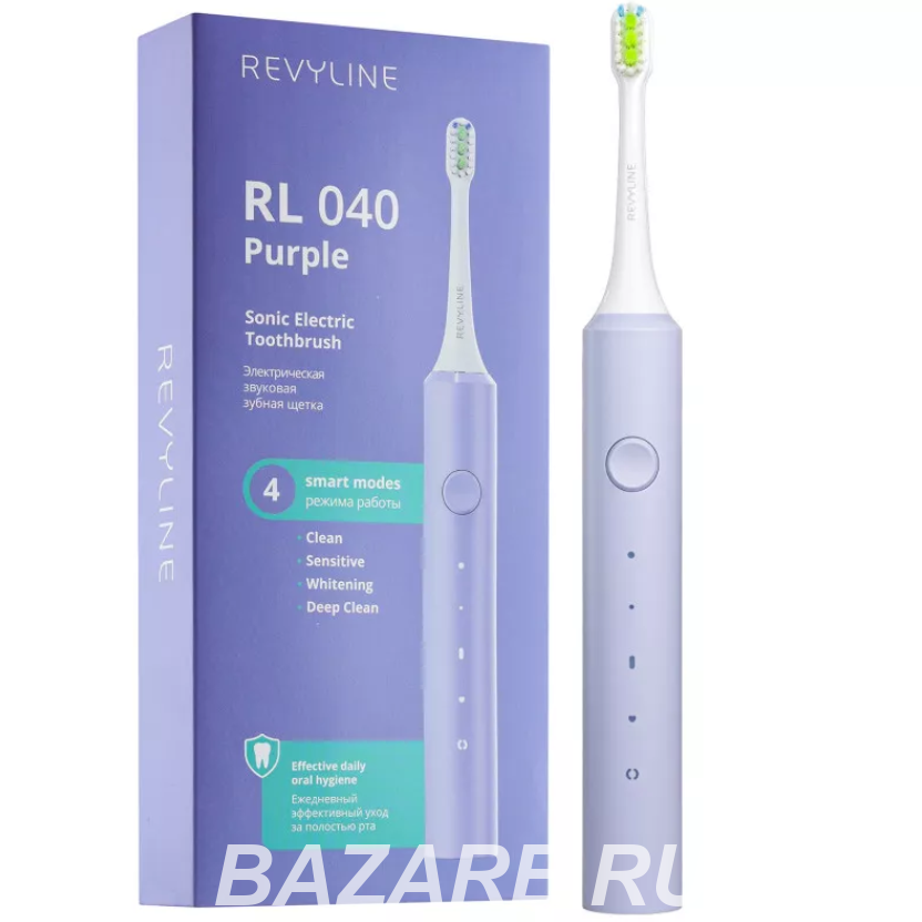 Звуковая зубная щетка Revyline RL040 в фиолетовом корпусе,  Ставрополь