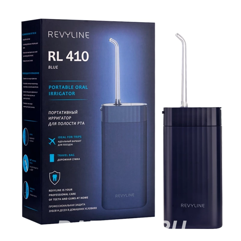 Ирригатор полости рта Revyline RL 410, синий корпус