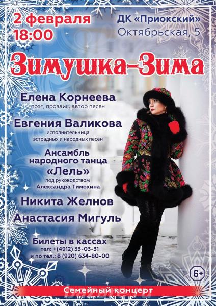 Концерт Елены Корнеевой - Зимушка-Зима,  Рязань