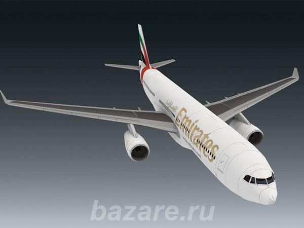 Модель самолёта Объединённые Арабские Эмираты Airbus 380 Emirates Airl ...,  Липецк
