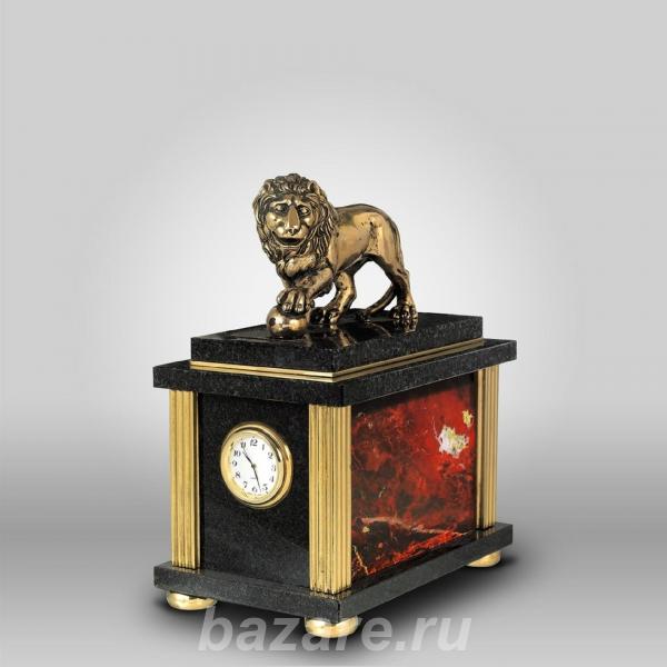 Каминные часы Лев с шаром,  Екатеринбург
