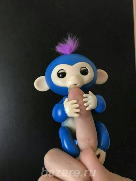 Интерактивная игрушка обезьянка Fingerlings Baby Monkey оптом из Китая, Москва