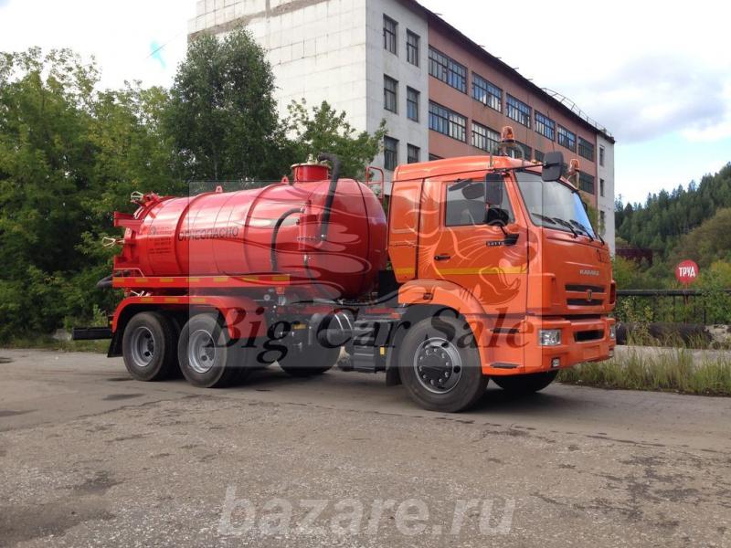 Продаётся вакуумная машина АКН-10ОД на шасси КАМАЗ 65115,  Новосибирск