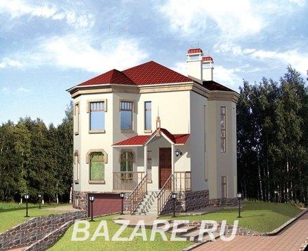 Двухэтажный дом из газобетона в классическом стиле на 200 ..., Москва