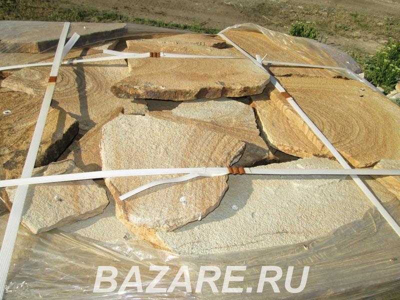 Камень Цветной песчаник природный натуральный пластушка, Шахты