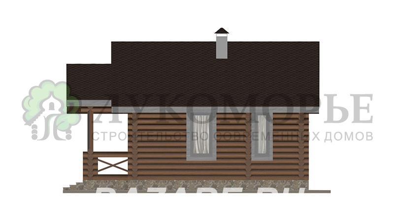 Проект небольшого, деревянного дома Уютный