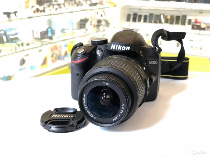 Продаю зеркальный фотоаппарат Nikon D3200 Kit новый