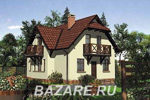 Двухэтажный кирпичный дом в скандинавском стиле на 135 кв. ..., Москва