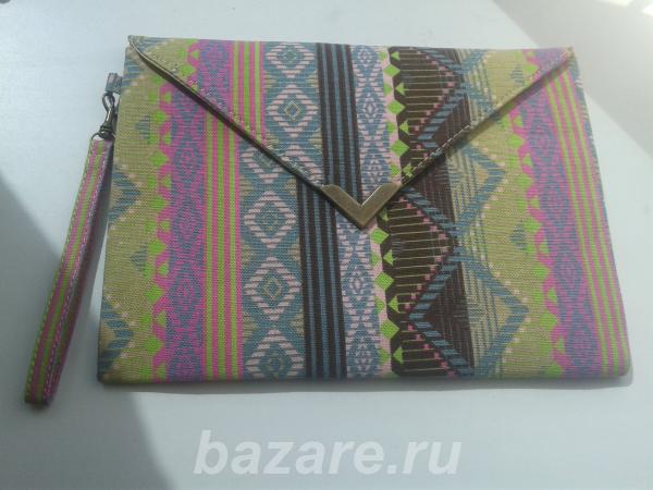 Новый клатч из плотной ткани,  Кемерово