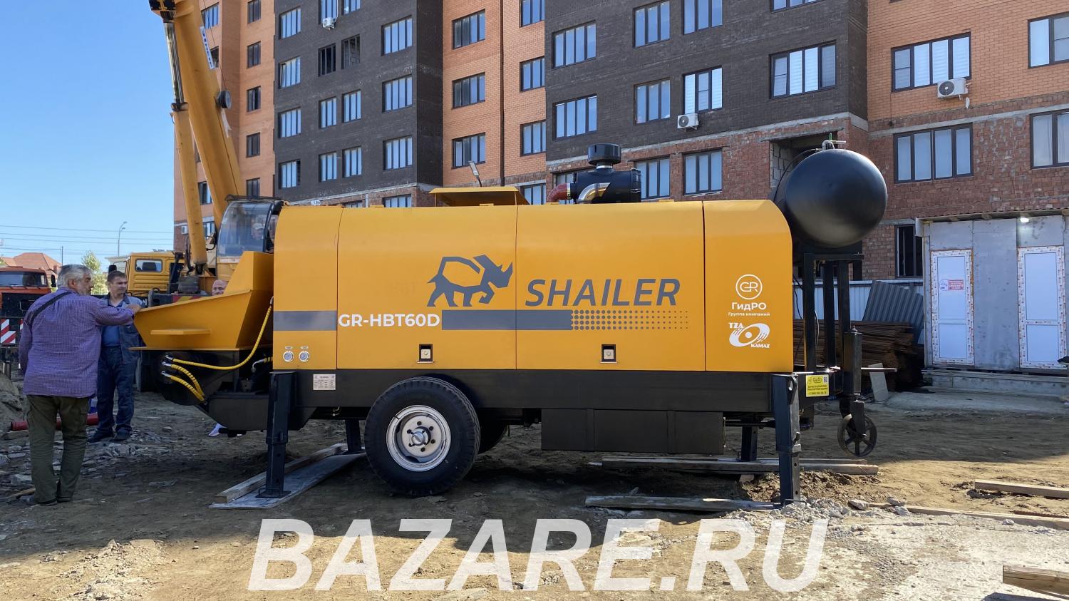 Бетононасосы стационарные SHAILER GR-60D, GR-80D, GR-100D-23