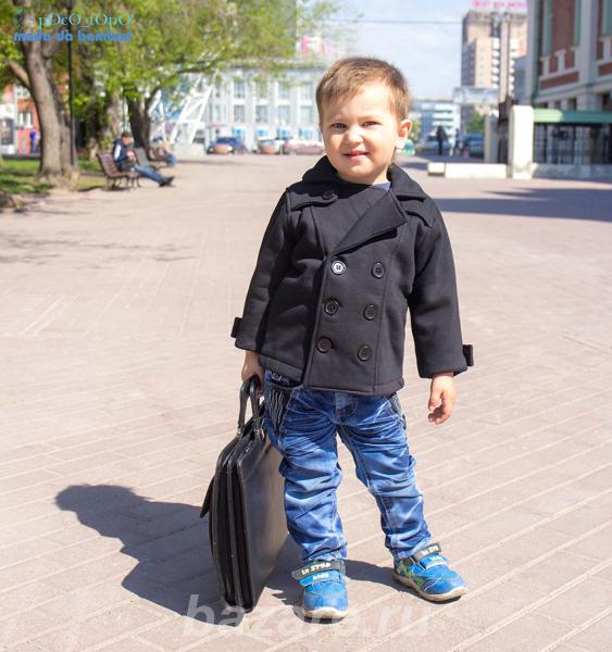 Классическое пальто для мальчика 2-4 года,  Новосибирск