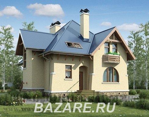 Проект кирпичного двухэтажного дома на 155 кв. м с ломаной ..., Москва
