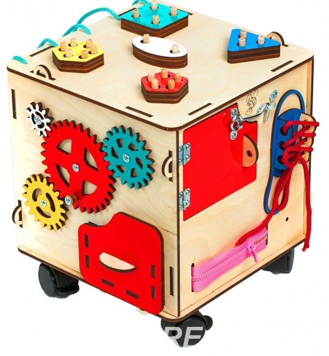 Бизи-куб- развивающая игрушка для детей 25х25х25, Москва м. Выхино