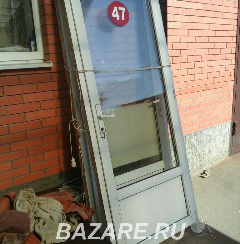 Входные металлопластиковые двери для павильонов б у, Санкт-Петербург