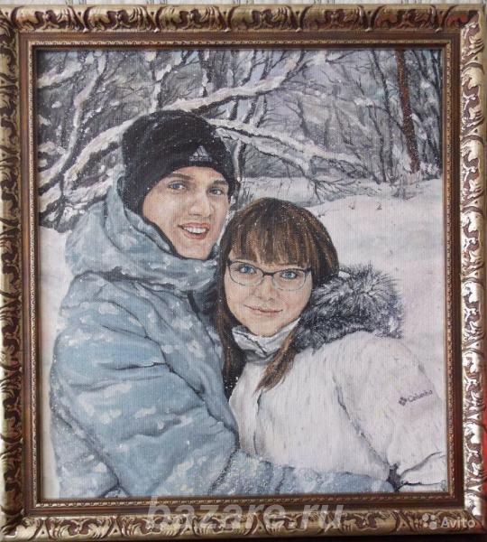 Портрет по фото маслом на холсте , картины,  Челябинск