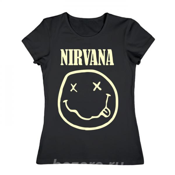 Продам футболку nirvana жен