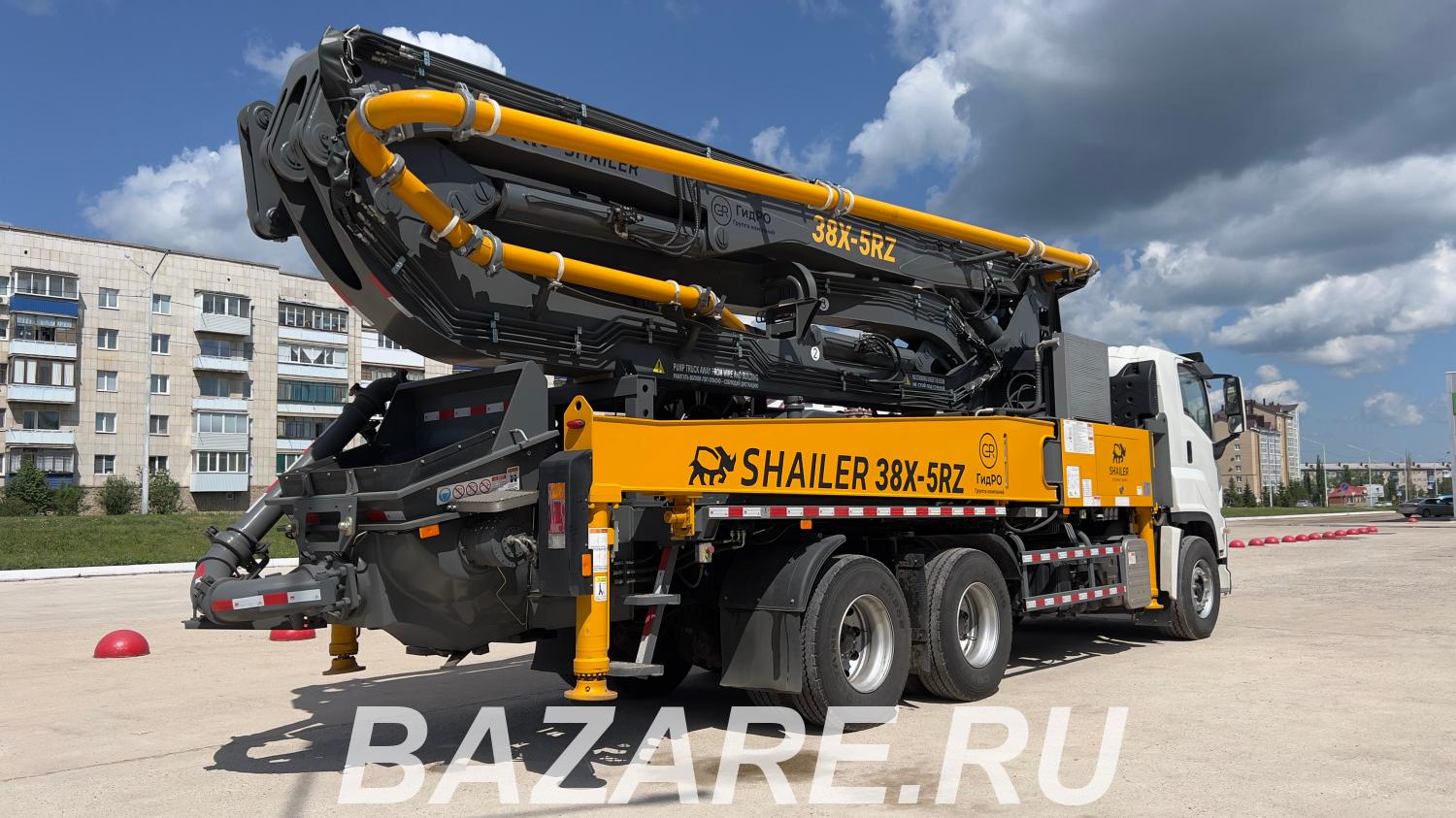 Автобетононасос SHAILER 38X-RZ на шасси ISUZU 6x4
