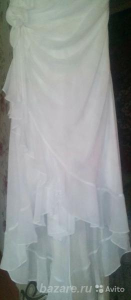 Белое платье молодой девушке на торжество, Шахунья