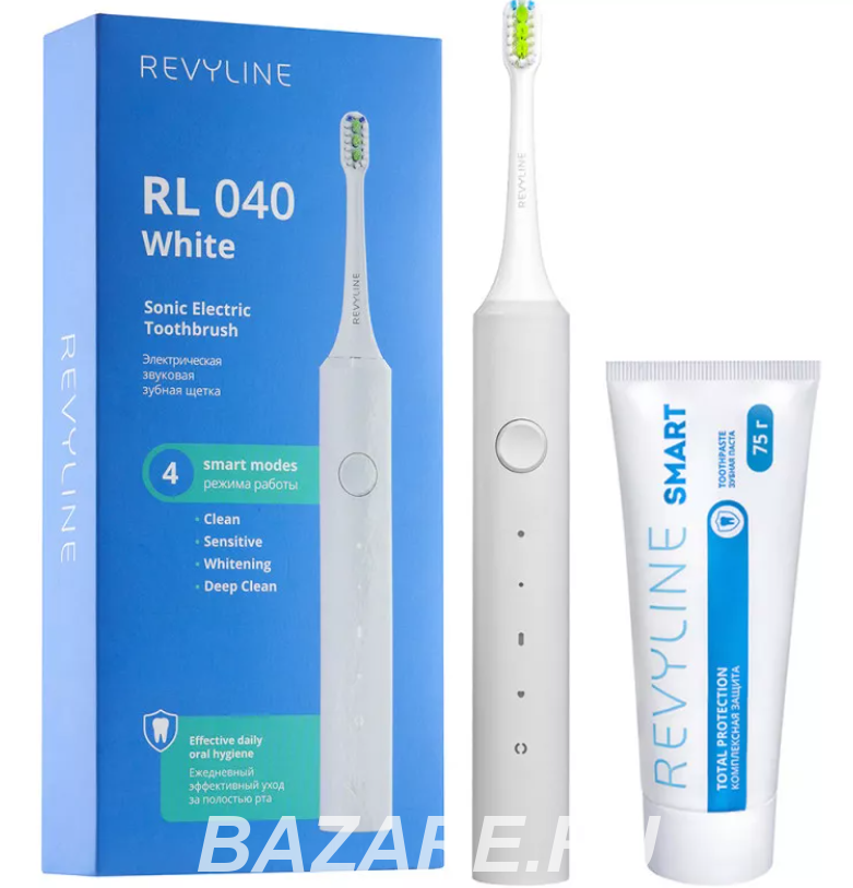 Набор электрическая щетка Revyline RL040 White и паста Smart, Санкт-Петербург