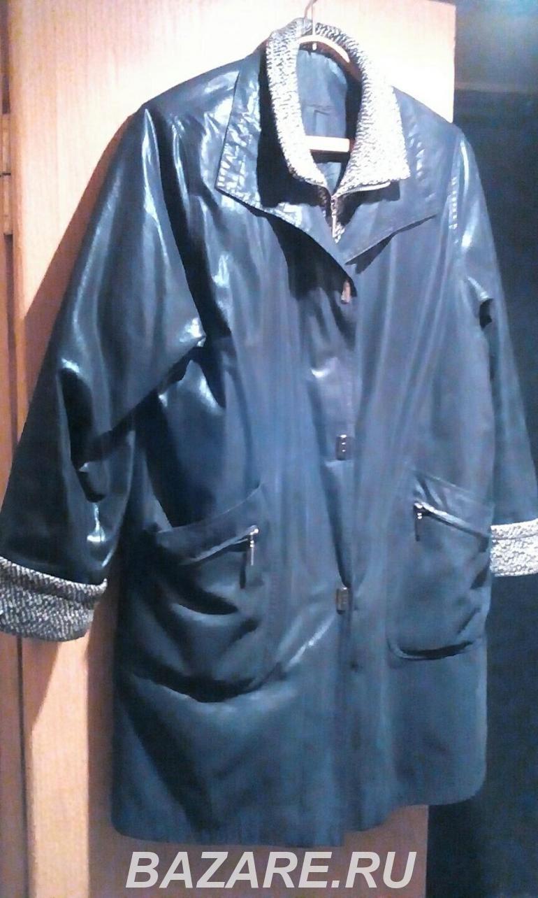 Куртка 54 длинная чёрная женская, Москва м. Савеловская
