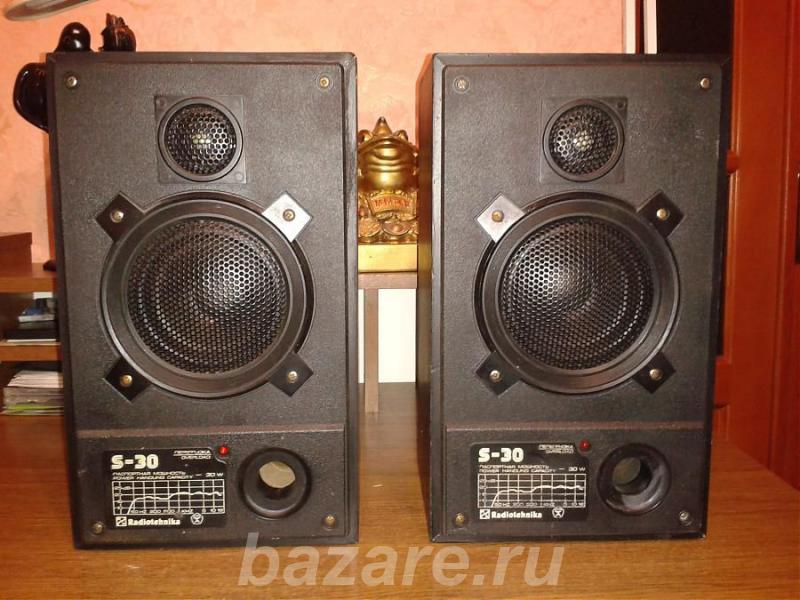 Продам колонки Радиотехника S-30 с 2 усилителями,  Омск